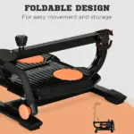 Foldable Ab Twister Exercise Board with Adjustable Handle and LCD Monitor - Image 7