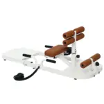 Foldable Sissy Squat Machine, Hip Thrust Machine with Push Up Stand, Multipurpose Glute Workout Equipment, White - Image 11
