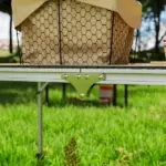 Outsunny Folding Camping Table, Adjustable Height Aluminum Table, Portable Camping Table for Picnic, Beach, BBQ - Image 9