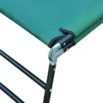 Outsunny Folding Patio Lounger Chair, Green, 5-Level Adjustable Back, Breathable, Sun Recliner, for Camping, Beach, Pool - Image 8