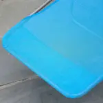 Outsunny Folding Sun Chair, Portable Outdoor Chair with Adjustable Back, Breathable Mesh and Pillow, for Patio, Beach, Blue - Image 7