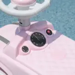 Foot to Floor Toddler Ride on Toy, Sliding Car with Horn, No Tip Anti-Over-Backwards System for 18-36 Months, Pink - Image 8