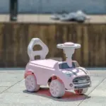 Foot to Floor Toddler Ride on Toy, Sliding Car with Horn, No Tip Anti-Over-Backwards System for 18-36 Months, Pink - Image 10
