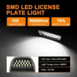 LED License Plate Light Pair Compatible with 2000 to 2006 Chevy Tahoe Suburban GMC Yukon XL - Image 12