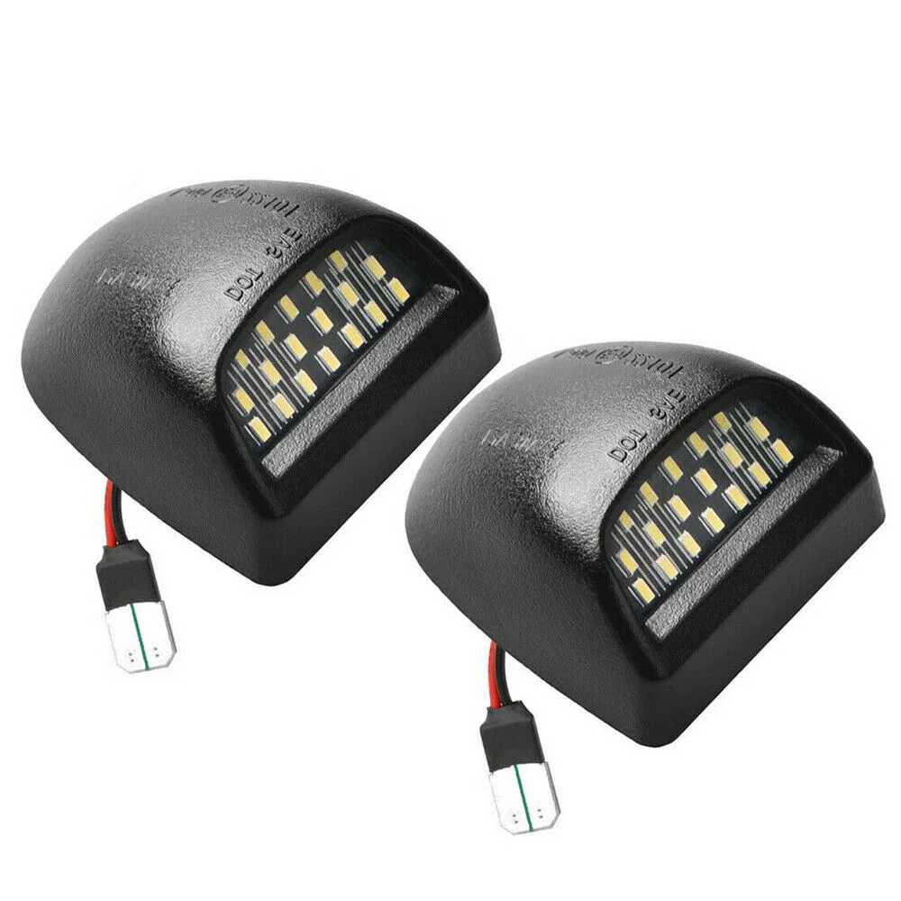 LED License Plate Light Pair Compatible with 2000 to 2006 Chevy Tahoe Suburban GMC Yukon XL