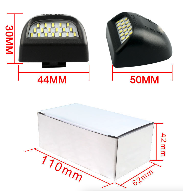 LED License Plate Light Set for 1999-2013 Chevy Silverado GMC Sierra and More