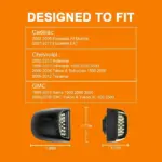 LED License Plate Light Set for 1999-2013 Chevy Silverado GMC Sierra and More - Image 4