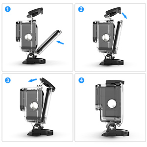 Waterproof Diving Housing Case Compatible with GoPro HERO 9 10 11 Black