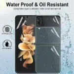 Hydrogel Screen Protector and Camera Lens Cover for Samsung Galaxy Z Flip 3 5G - Image 5