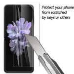 Hydrogel Screen Protector and Camera Lens Cover for Samsung Galaxy Z Flip 3 5G - Image 15