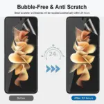 Hydrogel Screen Protector and Camera Lens Cover for Samsung Galaxy Z Flip 3 5G - Image 17