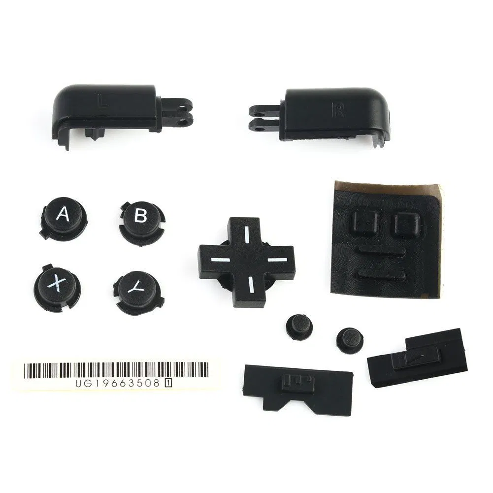 Replacement Housing Shell and Screen Lens for Nintendo DS Lite Black