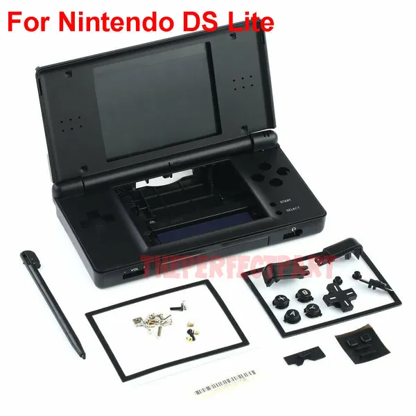 full-replacement-housing-shell-screen-lens-black-for-oem-nintendo-ds-lite-ndsl-6.webp Replacement Housing Shell and Screen Lens for Nintendo DS Lite Black - Image 1