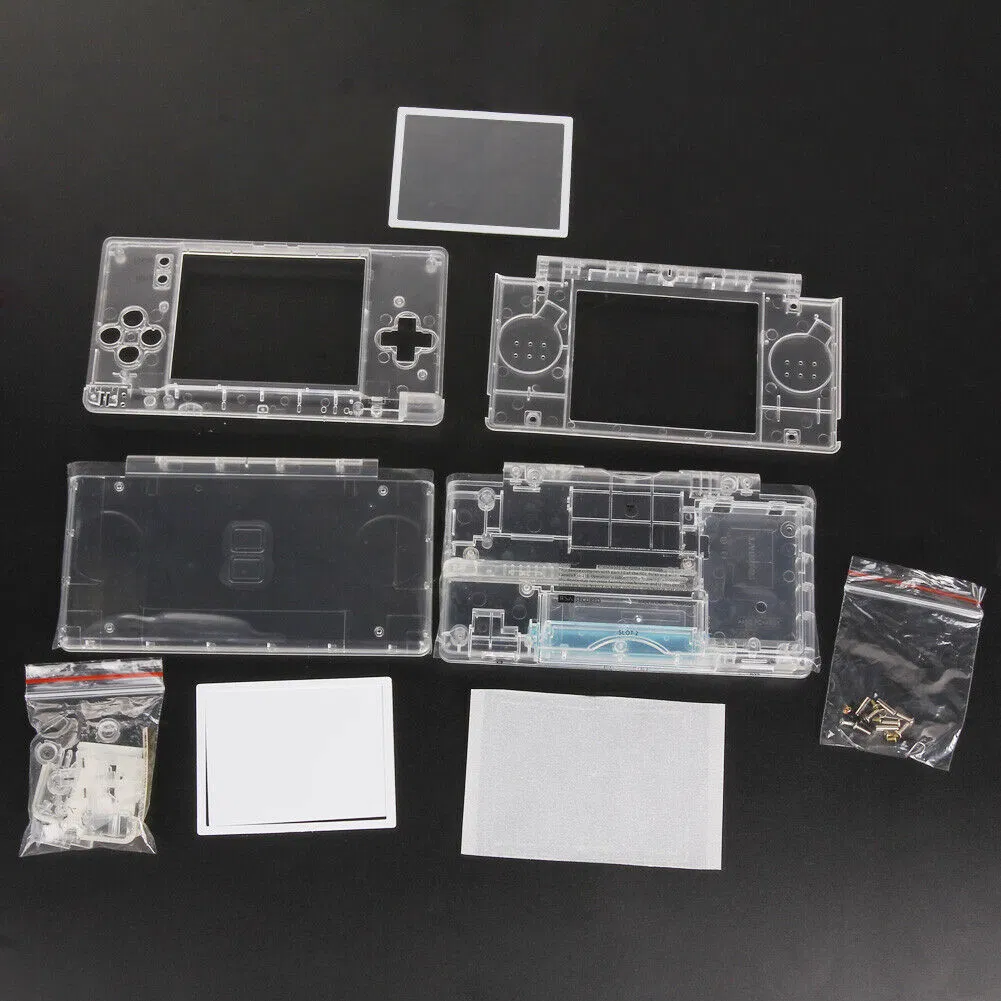 Clear Replacement Housing Shell Kit for Nintendo DS Lite NDSL
