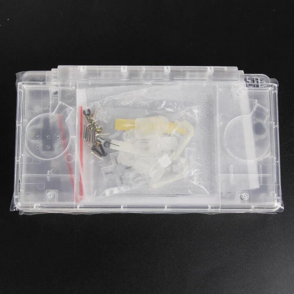 Clear Replacement Housing Shell Kit for Nintendo DS Lite NDSL