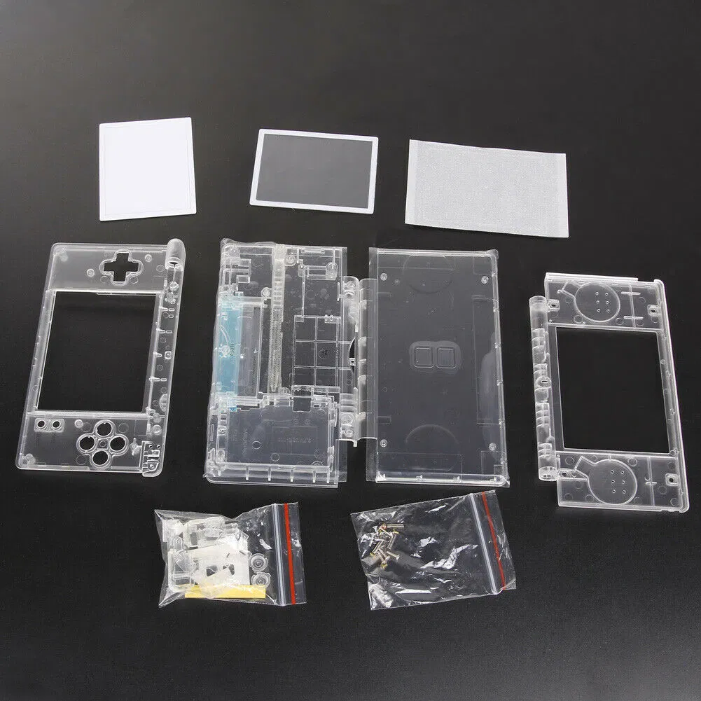 Clear Replacement Housing Shell Kit for Nintendo DS Lite NDSL