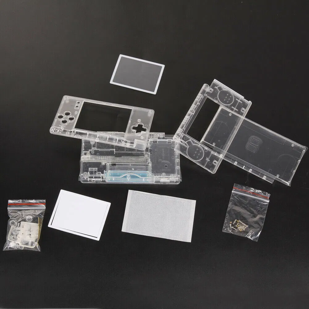 Clear Replacement Housing Shell Kit for Nintendo DS Lite NDSL
