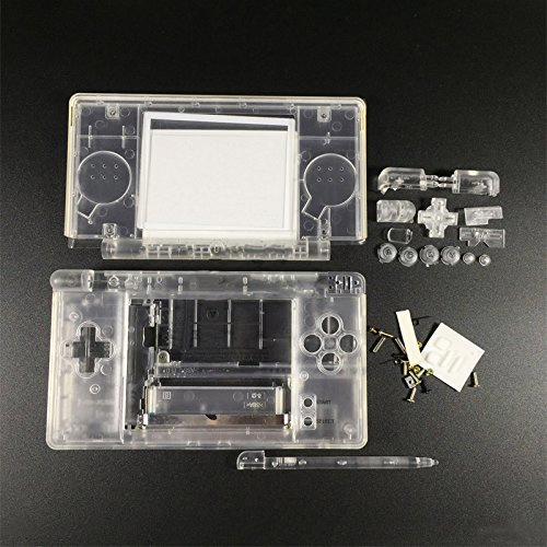 Clear Replacement Housing Shell Kit for Nintendo DS Lite NDSL