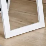 Full-Size White Mirror, Floor Standing or Wall-Mounted, Rectangle, for Bedroom, Living Room - Image 9