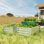 2-Pack Galvanized Raised Garden Beds 4 x 2 x 1 Ft Metal Planter Boxes Silver - Image 10
