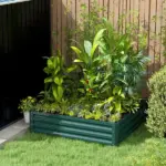Galvanized Raised Garden Bed 4x4 Steel Frame Green for Vegetables Flowers Plants Herbs - Image 9