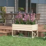Outsunny Galvanized Raised Garden Bed Cream Metal Planter Box with Legs Storage Shelf Bed Liner for Efficient Gardening - Image 10