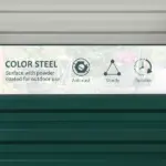 2 Pack Galvanized Raised Garden Beds with Open Bottom, Green - Image 5