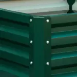 2 Pack Galvanized Raised Garden Beds with Open Bottom, Green - Image 8