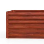 Galvanized Raised Garden Bed, Steel Outdoor Planters with Reinforced Rods,  71'' x 36'' x 23'', Dark Brown - Image 7