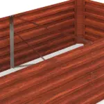 Galvanized Raised Garden Bed, Steel Outdoor Planters with Reinforced Rods,  71'' x 36'' x 23'', Dark Brown - Image 8