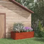 Galvanized Raised Garden Bed, Steel Outdoor Planters with Reinforced Rods,  71'' x 36'' x 23'', Dark Brown - Image 10
