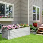 71 x 36 x 23 Inch Galvanized Raised Garden Bed with Reinforced Rods, Light Green - Image 2