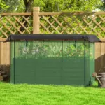 Galvanized Steel Planter Box with Crop Cage and Shade Cloth, Raised Garden Bed for Flowers, Veggies and Herbs, Dark Gray - Image 8