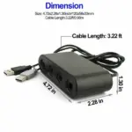 4-Port GameCube Controller Adapter for Nintendo Switch, Wii U and PC - Image 9