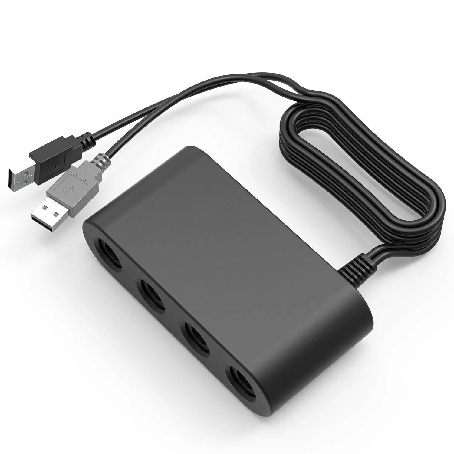 4-Port GameCube Controller Adapter for Nintendo Switch, Wii U and PC