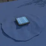 Outsunny Garden Parasol, Double-Sided Sun Umbrella with LED Solar Lights, Patio Parasol for Outdoor, Blue - Image 9