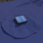 Outsunny Garden Parasol, Double-Sided Sun Umbrella with LED Solar Lights, Patio Parasol for Outdoor, Navy Blue - Image 9