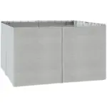 Gazebo Enclosure Set: 9.84' x 13.1' Light Gray 4 Panels with 48 Hooks and Rings for Pergolas - Image 11