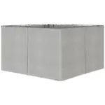 Gazebo Enclosure Set: 9.84' x 13.1' Light Gray 4 Panels with 48 Hooks and Rings for Pergolas