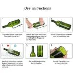 Adjustable Glass Bottle Cutter Kit for Beer Wine Bottles and Jars - Image 14