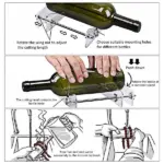 Adjustable Glass Bottle Cutter Kit for Beer Wine Bottles and Jars - Image 3