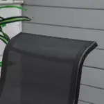 Outsunny Gliding Relaxation: Lightweight Black Outdoor Glider Rocker with Smooth Rocking Arms - Image 9