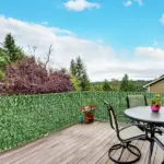Outsunny Grass Wall Panels, 118x39 Artificial Grass Wall, Outdoor Fabric, Greenery Backdrop Panels Wall for Outdoor, Indoor, Dark Green - Image 2