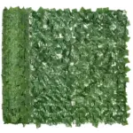 Outsunny Grass Wall Panels, 118x39 Artificial Grass Wall, Outdoor Fabric, Greenery Backdrop Panels Wall for Outdoor, Indoor, Dark Green