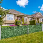 Outsunny Grass Wall Panels, 118x39 Artificial Grass Wall, Outdoor Fabric, Greenery Backdrop Panels Wall for Outdoor, Indoor, Dark Green - Image 10