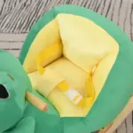 Green Frog Plush Rocking Horse with Music, Seat Belt and Hand Puppet, Ages 18 to 36 Months - Image 9