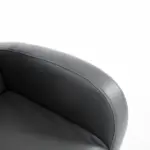 Grey Toddler Rocking Chair with Pocket PU Leather Kids Rocker for Nursery Playroom Durable Armchair - Image 8