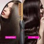 Electric Ceramic Hot Comb Hair and Beard Straightener 3 Heat Settings - Image 6