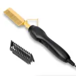 Electric Ceramic Hot Comb Hair and Beard Straightener 3 Heat Settings - Image 10
