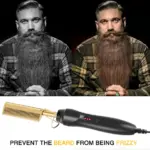 Electric Ceramic Hot Comb Hair and Beard Straightener 3 Heat Settings - Image 19